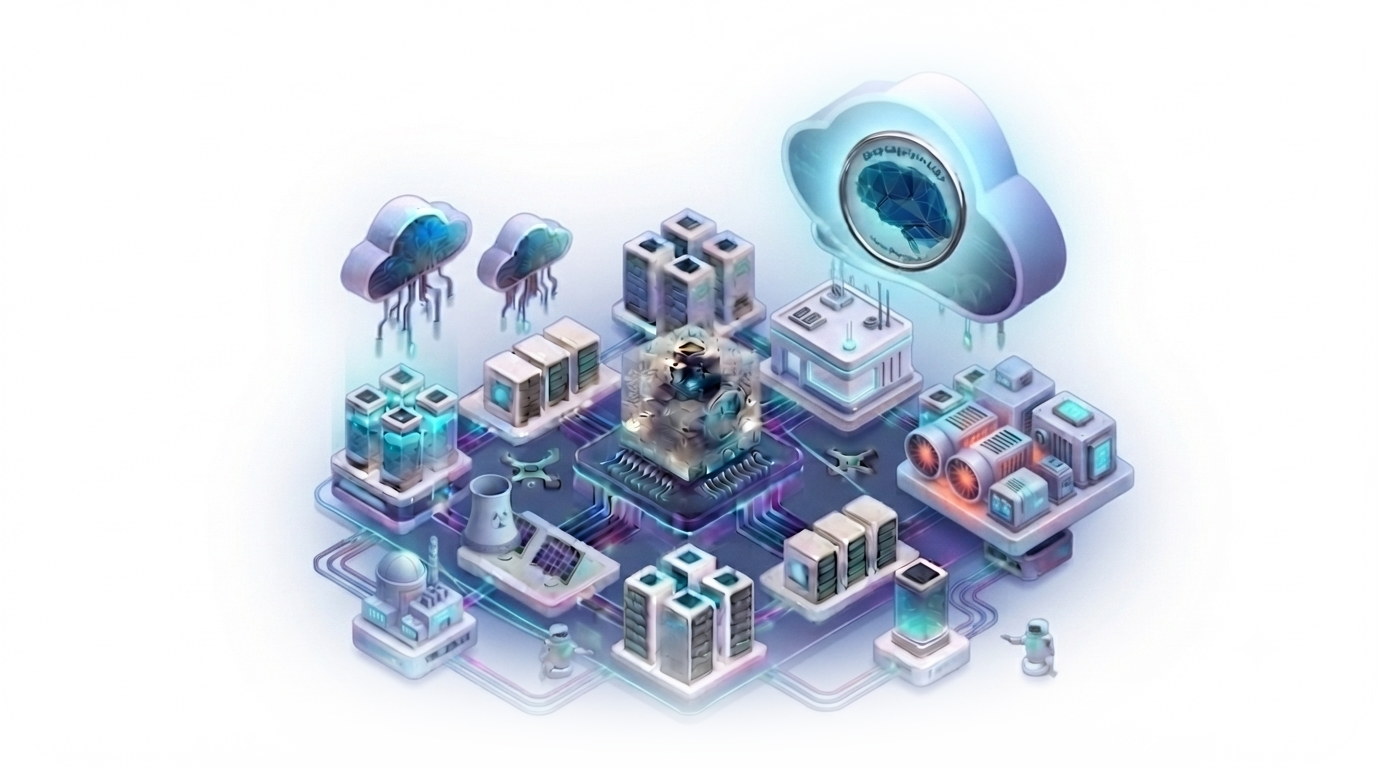 DeepCog.ai enterprise AI infrastructure — secure cloud deployment architecture
